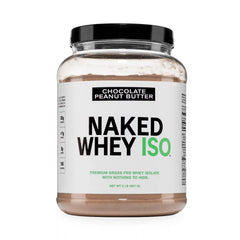 Chocolate Peanut Butter Grass-Fed Whey Isolate Protein Powder | Naked Whey Isolate - 2LB